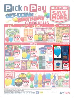 Pick n Pay : Birthday Combo Deals (09 Jul - 22 Jul 2018), page 1