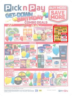 Pick n Pay : Birthday Combo Deals (09 Jul - 22 Jul 2018), page 1