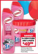 Chemico Liqui Clean-2x750ml & Chemico Multi Purpose Paste-1x500g