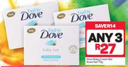 Dove Baby Cream Bar Assorted-3x75g