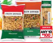 Pasta Grande Penne Rigate, Macaroni, Screws Or Tricolor Screws-Any 10 x 500g