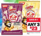 Simba Popcorn Assorted-Any 3 x 90g