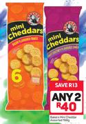 Bakers Mini Cheddar Assorted-Any 2 x 198g
