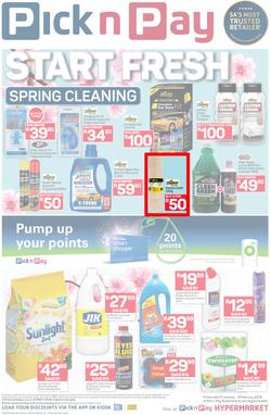 Pick n Pay : Spring Cleaning Festival (21 Jan - 10 Feb 2019), page 1