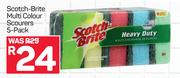 Scotch Multi Colour Scourers 5 Pack