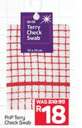 PnP Terry Check Swab