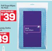 PnP Supa Wipes 15 Pack