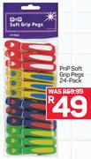 PnP Soft Grip Pegs-24's Pack