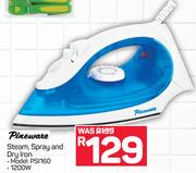 Pineware Steam, Spray And Dry Iron PSI160