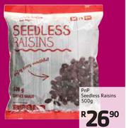 PnP Seedless Raisins-500g