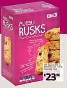 PnP Buttermilk Or Muesli Rusks Assorted-500g 