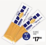 No Name Spaghetti-2 x 500g