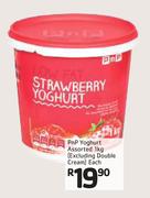 PnP Yoghurt Assorted Excluding Double Cream-1Kg Each