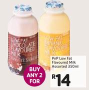 PnP Low Fat Flavoured Milk Assorted-2 x 350ml