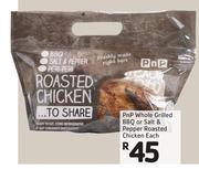 PnP Whole Grilled BBQ Or Salt And Pepper Roasted Chicken-Each