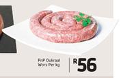 PnP Oukraal Wors-Per Kg