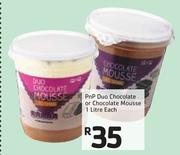 Pnp Duo Chocolate Or Chocolate Mousse-1Ltr Each