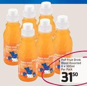 PnP Fruit Drink Blend Assorted-6 x 300ml Per Pack