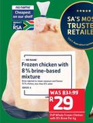 PnP Whole Frozen Chicken With 8% Brine-Per kg