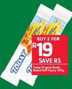 Today Original Ready Rolled Puff Pastry-2x400g