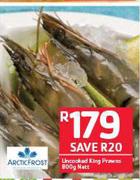 Arctic Frost Uncooked King Prawns-800g Nett