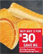 PnP Pies Assorted(Excluding Burger Pies)-For Any 2