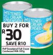 PnP Sweetened Full Cream Condensed Milk-2x385g