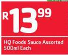 HQ Foods Sauce Assorted-500ml