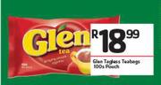 Glen Tagless Teabags-100's Pouch