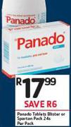 Panado Tablets Blister Or Sparton Pack-24's Per Pack