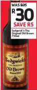 Sedgwwick's The Original Old Brown-750ml