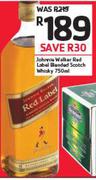 Johnnie Walker Red Label Blended Scotch Whisky-750ml