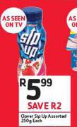 Clover Sip Up Assorted-250g Each