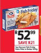 Sea Harvest Fish Friday Hake Fillet In Batter-600g