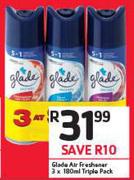 Glade Air Freshener Triple Pack-3 x 180ml