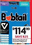 Bobtail Dry Dog Food Assorted-7/8Kg Each