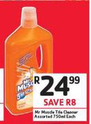 Mr.Muscle Tile Cleaner Assorted-750ml Each