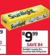 Sunlight Laundrry Bar Assorted-400/500g Each