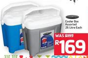 Cooler Box Assorted-26Ltr Each