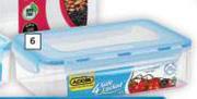 Addis 4 Side Locked Rectangular Foodsaver-1.65Ltr