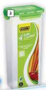 Addis 4 Side Locked Rectangular Foodsaver-1.3Ltr