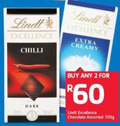Lindt Excellence Chocolate Assorted-2x100g