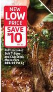 PnP Uncooked Bulk T-Bone And Club Steak Mixed Pack-Per Kg