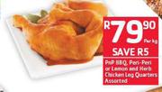 PnP BBQ, Peri-Peri Or Lemon And Hero Chicken Leg Quarters Assorted-Per Kg