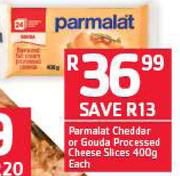 Parmalat Cheddar Or Gouda Processed Cheese Slices-400gm Each