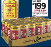 Lion Lager Cans-24X500ml