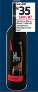 Tall Horse Shiraz, Merlot, Cabernet Sauvignon Or Pinotage 750ml