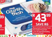 Dairymaid Country Fresh Ice Cream Assorted 1.5/1.8Ltr (Excluding Premium)-Each