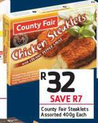 County Fair Steaklets Assorted-400gm
