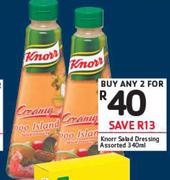 Knorr Salad Dressing Assorted-2X340ml
